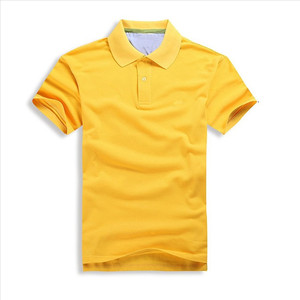 Camiseta de color sólido personalizada de alta calidad 65% algodón 35% poliéster CVC tela Piqué polos - Product Image 6