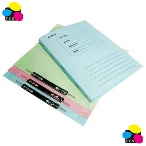 Folder File Kertas Klip Logam, Berbagai Warna, 25/Kotak, 100% Daur Ulang