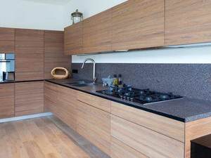 Kejahomeベストセラーモダンスタイル手頃な価格のアクリルラッカー塗装MDFボードキッチンキャビネットとキッチンアイランド - Product Image 6