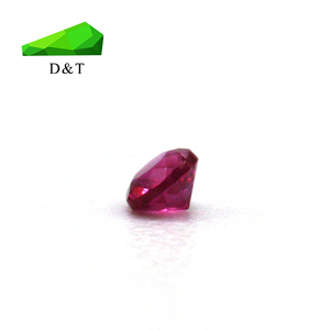 卸売ラウンドカットルース宝石用原石天然未処理鳩血ルビー宝石用ブレスレット作り - Product Image 3