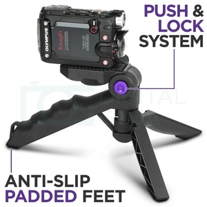 2 trong 1 <span class=keywords><strong>Pistol</strong></span> <span class=keywords><strong>Grip</strong></span> Ổn Định Mini Bảng Hàng Đầu Đứng Tripod cho DSLR, Âm Thanh Ghi Âm và Video - Product Image 6