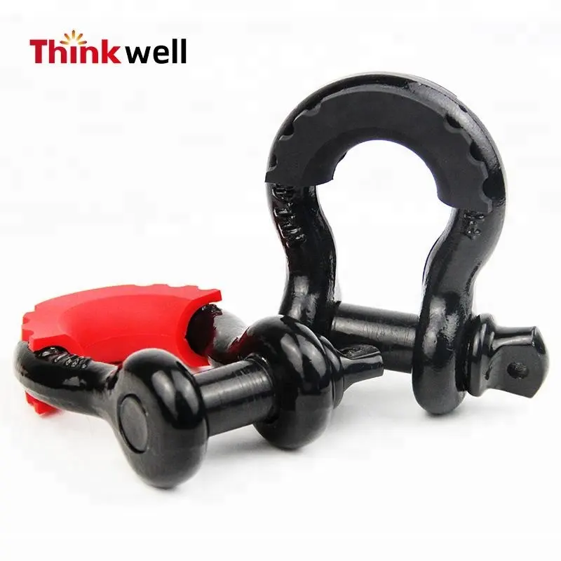 Factory Price 4.75T Black Painted G209 Bow shackle