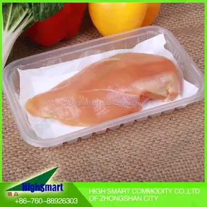 Almohadilla absorbente desechable para chuleta de cerdo, carne, paquetes de pollo para largas transporte