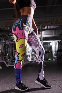 Ecoparty Sexy A <span class=keywords><strong>Vita</strong></span> <span class=keywords><strong>Alta</strong></span> Pantaloni di Yoga di Sport Delle Donne Leggings Stampati Leggings Sport Allenamento di Fitness In Esecuzione Pantaloni <span class=keywords><strong>Leggins</strong></span> - Product Image 4