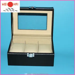 Yiwu Weihai Factory Watch Box Leather Wholesale