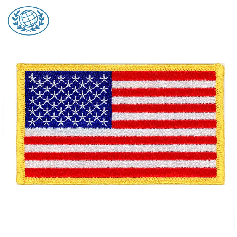 Gestickte USA Flag Patch Country Flag Patches kleine Flag Patches für USA