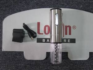 Lotion Rechargeable Electric Corkscrew Stainless Steel Portable Wine Opener <b>Bar</b> <b>Tools</b> Modern Style - Product Image 4
