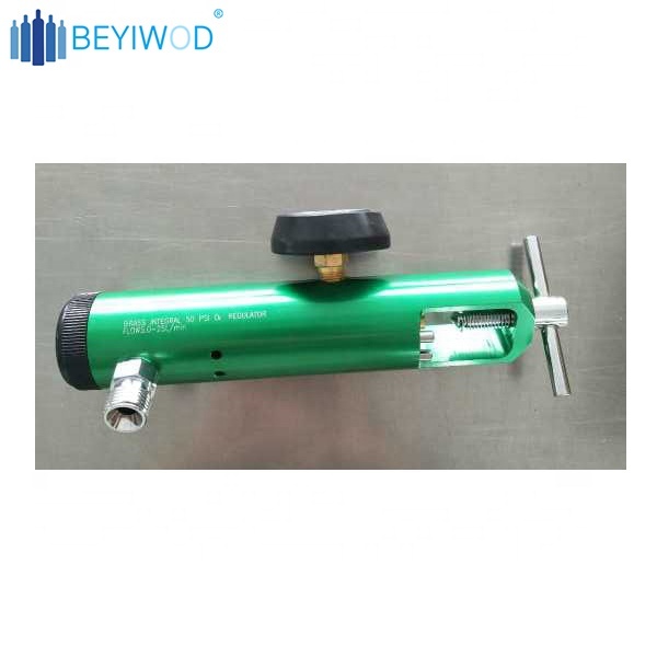USA Standard certification Pediatric mini CGA870 style medical oxygen regulator with flowmeter