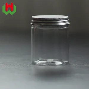 125 ml Plastic Cream Hermetic Jar With Metal Screw Cap