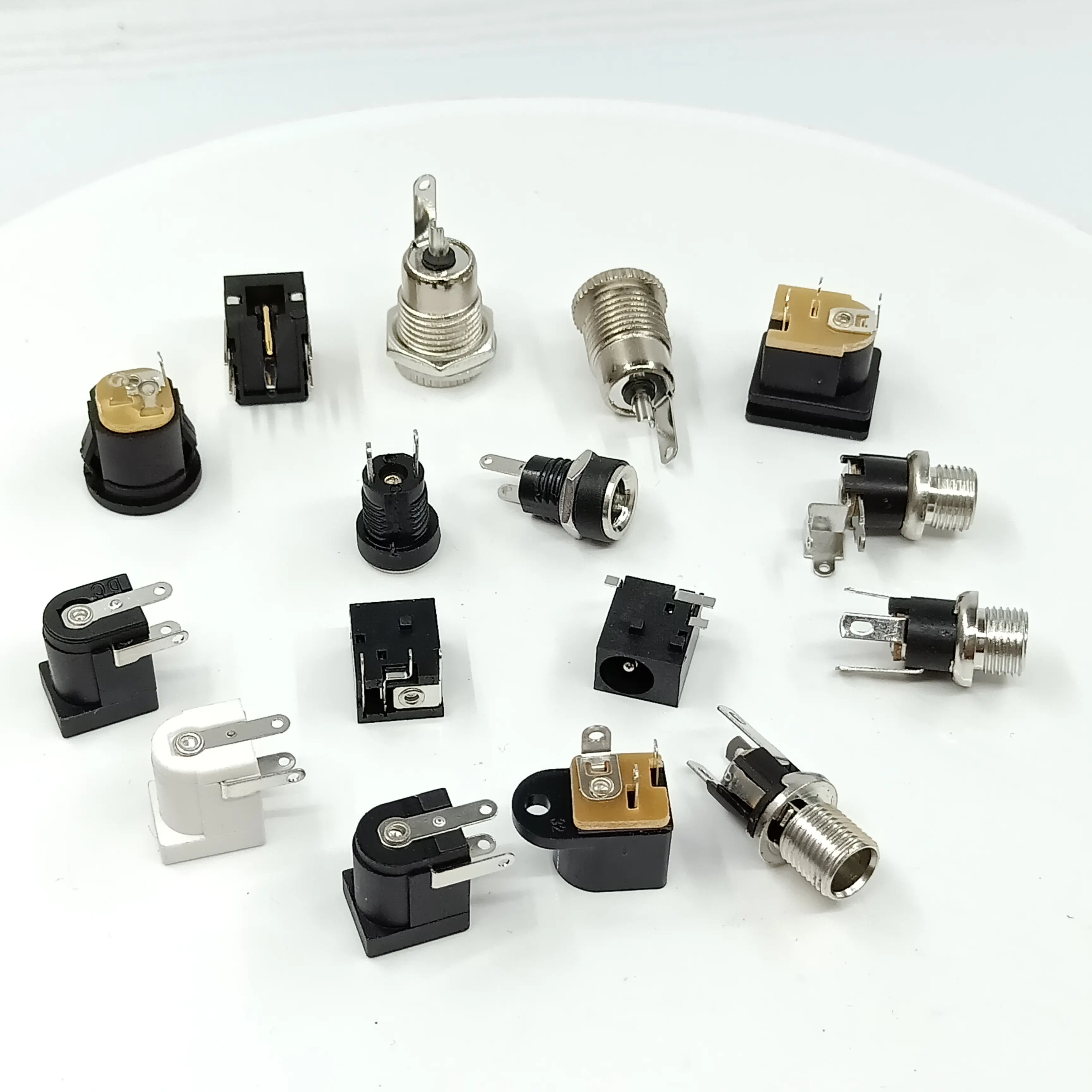 China Connector Factory 2.1mm/ 2.5mm 5.5mm dc power jack socket, dc power jack, dc power jack plug adapter