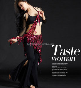 Bestdance Costumes de danse du ventre Écharpe de hanche Wrap <span class=keywords><strong>Ceinture</strong></span> Jupe Paillettes Triangle <span class=keywords><strong>Ceinture</strong></span> - Product Image 5