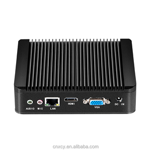 Xcy Mini PC de escritorio <span class=keywords><strong>barato</strong></span> Intel Celeron J1900 sistema <span class=keywords><strong>Barebone</strong></span> sin ventilador panel industrial - Product Image 3