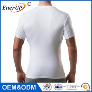 China Ropa Al Por Mayor de Los Hombres Ropa de Palangre de Altura de Alta Calidad En Blanco Camisetas de Los Hombres - Product Image 2