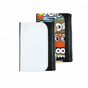 Sublimatie Blank S/M/L Portemonnee voor Mannen, PU leather Bi-Fold Portemonnee