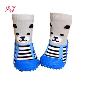 RJ-II-1153 socks with rubber soles baby socks rubber soles rubber sole socks