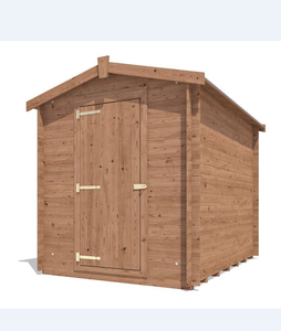 small 10sqm prefab wooden shed/ prefab cabin shed/ log shed kit for sale