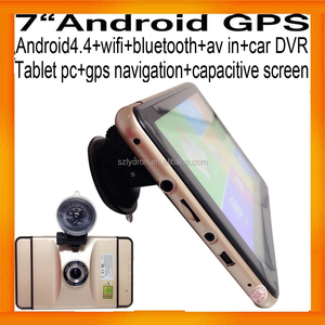 Lo nuevo 7 pulgadas HD capacitiva Android de navegación GPS con FHD 1080 P del coche DVR WIFI AV Bluetooth 512 mb 8 GB - Product Image 6