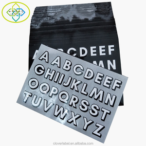 Tùy chỉnh tự dính in ấn logo Vinyl PVC chết cắt Sticker tấm - Product Image 1