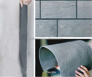 Luz impermeable flexible de arcilla azulejos fachada de muro de piedra - Product Image 3