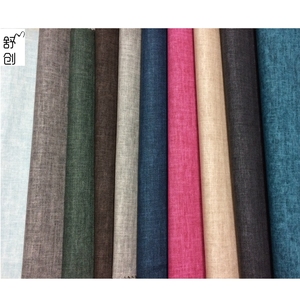OEKO-TEX campuran Linen rami organik kain tenun berat menengah bersertifikasi untuk pakaian anak laki-laki perempuan gaun kemeja - Product Image 5