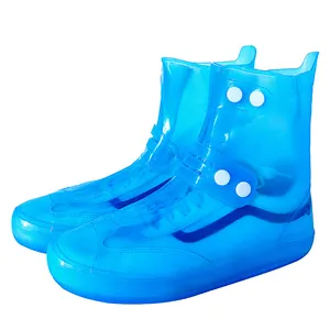 Fábrica Top Seller 2023 Outdoor Wear Resistente Neve Sapatos Galosh Anti-slip Silicone Chuva Botas