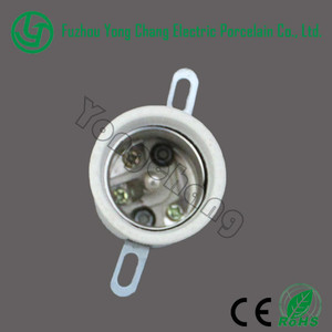 Giá Đỡ Đèn Điện Bằng Gốm Và Đế Cắm Bằng Sứ Có Ren E27 F517 Có Giá Đỡ - Product Image 2