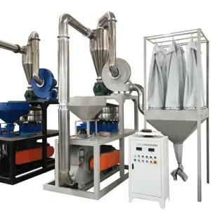 Máquina de moinho de plástico de alta velocidade turbo, moedor, pulverizador, triturador, moedor de plástico