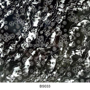 <span class=keywords><strong>Kit</strong></span> hydrographique en gros pour le transfert d'eau Traitement par trempage hydraulique Crâne noir sur matériau de film de réservoir de 100cm de large - Product Image 1