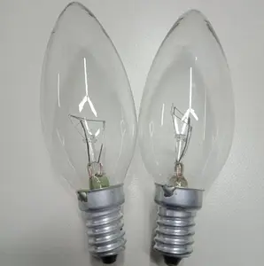 60w klar glühbirne C35 birne 60w kerze glühlampe für home