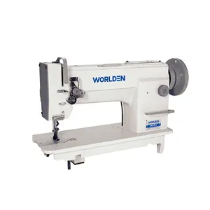 Máquina de coser de punto de bloqueo de alimentación compuesta de una sola aguja, consumo de energía, Industrial, WD-0618-1