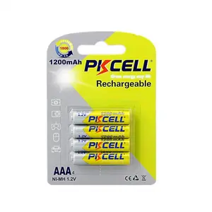 PKCELL 1.2В nimh аккумулятор AAA1000 mAh