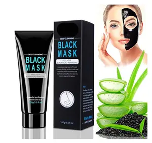 private label skin care activated bamboo charcoal carbon clay mask cleaning face wash