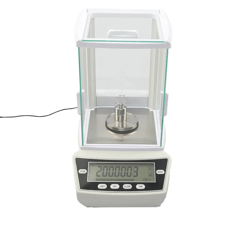एकल पैन 0.1 mg यांत्रिक घनत्व 0.0001g डिजिटल तराजू यूएसबी वजन पैमाने के सिद्धांत उत्पादन इलेक्ट्रॉनिक विश्लेषणात्मक संतुलन