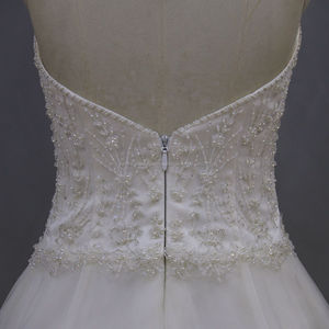 XF622 عالية الجودة شبه حبيبته العنق <span class=keywords><strong>weding</strong></span> اللباس مع الديكور - Product Image 4