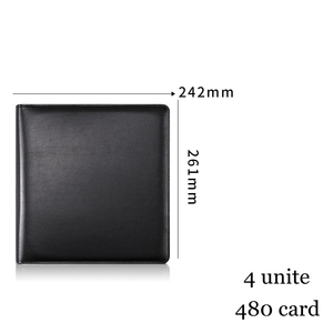 Portatarjetas <span class=keywords><strong>de</strong></span> cuero <span class=keywords><strong>de</strong></span> hojas sueltas A4 para colección <span class=keywords><strong>de</strong></span> tarjetas <span class=keywords><strong>de</strong></span> visita, tarjetero para tarjetas <span class=keywords><strong>de</strong></span> membresía, <span class=keywords><strong>almacenamiento</strong></span> a granel, 3/4/5 <span class=keywords><strong>unidades</strong></span> - Product Image 5