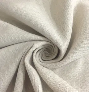 39% Cotton 8% Linen Curtain Vải Cao Đàn Hồi Thoáng Khí Elastane Mềm Sheer 53% Polyester Trang Chủ Dệt Thoi Upholstery Plain