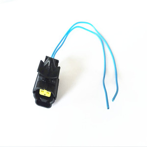 2针汽车RX7 FD进气温度 (IAT) 传感器线束汽车黑色连接器174352-2线束hanress - Product Image 1