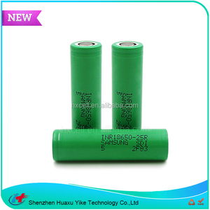 2500 mAh León Li 25a samsung Inr18650-25r samsung 18650 Baterías/Top vender Una calidad de samsung 18650 25r 2500 mAh recargable - Product Image 1