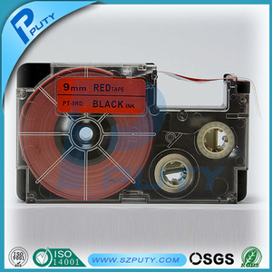 Compatible negro on <span class=keywords><strong>Red</strong></span> XR-9RD 9 mm cintas de etiquetas para EZ <span class=keywords><strong>label</strong></span> impresoras - Product Image 1