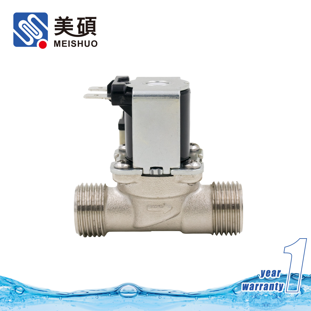 FPD360F cuivre matériel d'eau machine G1/2 entrée et de sortie en laiton électrique électrovanne d'eau printemps chargé
