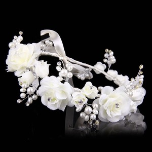 Nuevo Diseño de la perla venda de la corona de <span class=keywords><strong>las</strong></span> tiaras accesorios de joyería de moda - Product Image 1