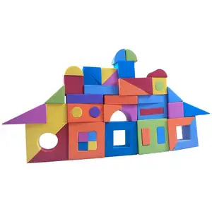 44 шт Мягкие пенистые кубики с геометрическим рисунком детский сад для малышей дошкольного возраста фребеля Гейб подарки для детей