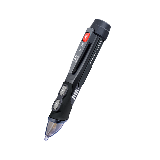 CEM AC-15EX Test Pencil Non-Contact AC Voltage Detector Digital Display 100-1000V ATEX Certificate IP67 Waterproof 2m Drop-Proof
