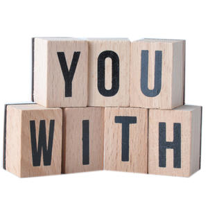 Meilleure vente en gros en bois <span class=keywords><strong>alphabet</strong></span> timbre sertie de 2 tampons encreurs - Product Image 4