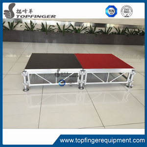 Plataforma de Escenario de Aluminio para Bodas, Económica, Ajustable, de 4x4, Tipo Pasarela, para Coro, Pequeña, Inteligente, Tipo Serpiente, Decente - Product Image 3