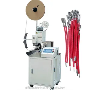 fully automatic terminal crimping machine with wire cutting stripping