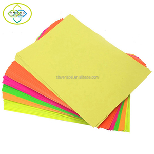 Papel Adhesivo Fluorescente Colorido A4 para Escribir - Product Image 6