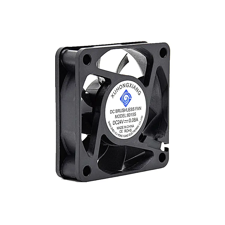 Ventilatore di raffreddamento di plastica miniatura della gpu di cc del CE ROHS 6015s 5v 12v 24v del ventilatore di scarico di ventilazione