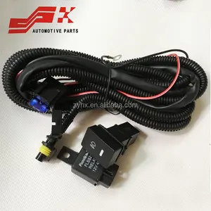 Automotive Fog Light Wire Harness 12V 40A Relay Fog Lamp On Off Switch Wiring Harness Kit for Honda FIT-14