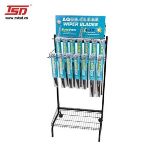 Tùy Chỉnh Sàn Khuyến Mãi Pos Kim Loại Kính Chắn Gió <span class=keywords><strong>Wiper</strong></span> Blade Hiển Thị <span class=keywords><strong>Rack</strong></span>, Phụ Kiện Xe Hơi Hiển Thị Đứng - Product Image 3